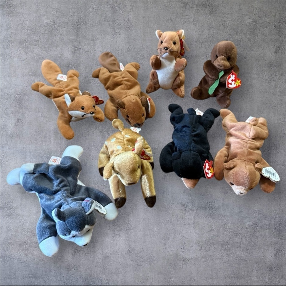 Ty Beanie Babies Woodland Animals - NWT